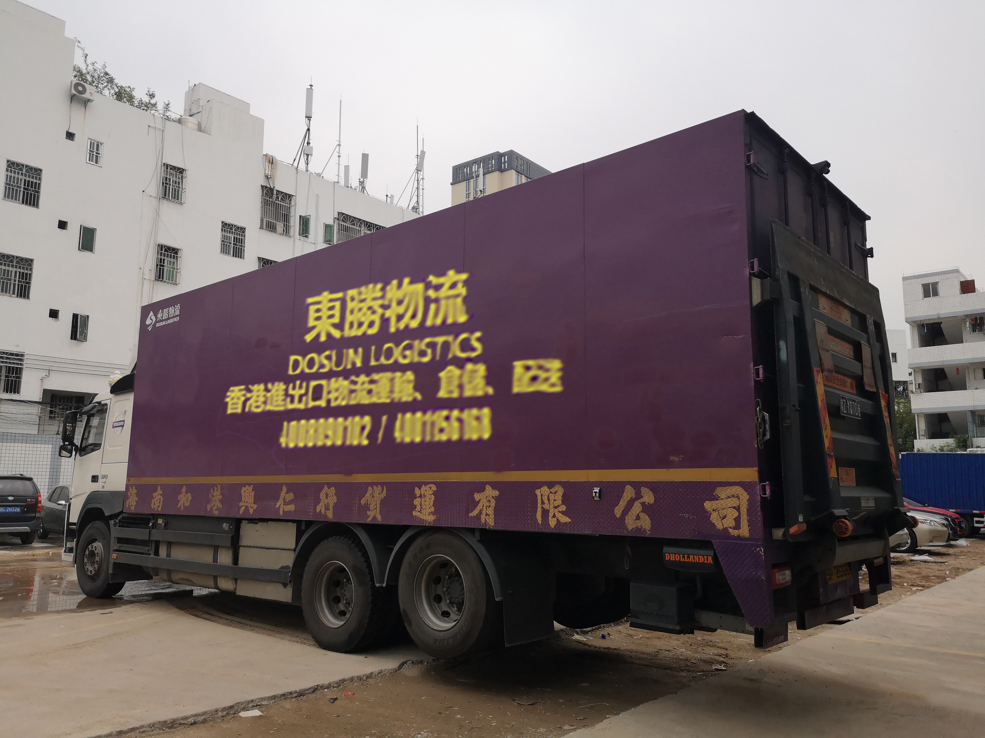 中港噸車整車包車運輸到香港，深圳東勝物流